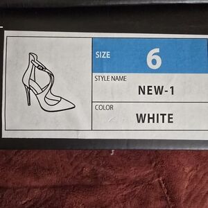 Women's White High Heels